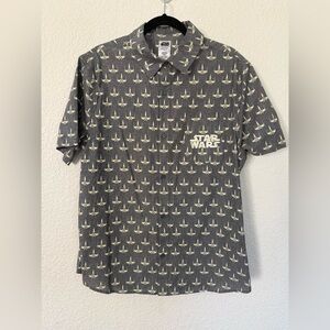 Star Wars X Wing Starfighter Button Down Shirt